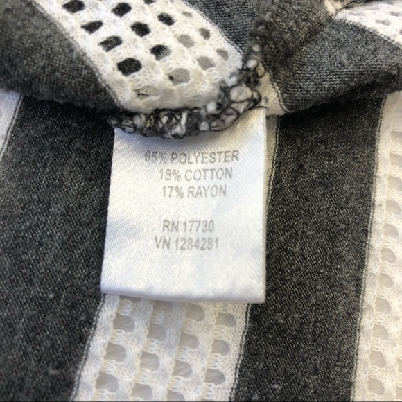 Converse, Retro Mesh Striped Shirt, Size S - Picture 11 of 16